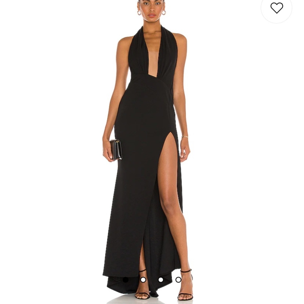Katie May Revolve Legs for Days Black Dress
